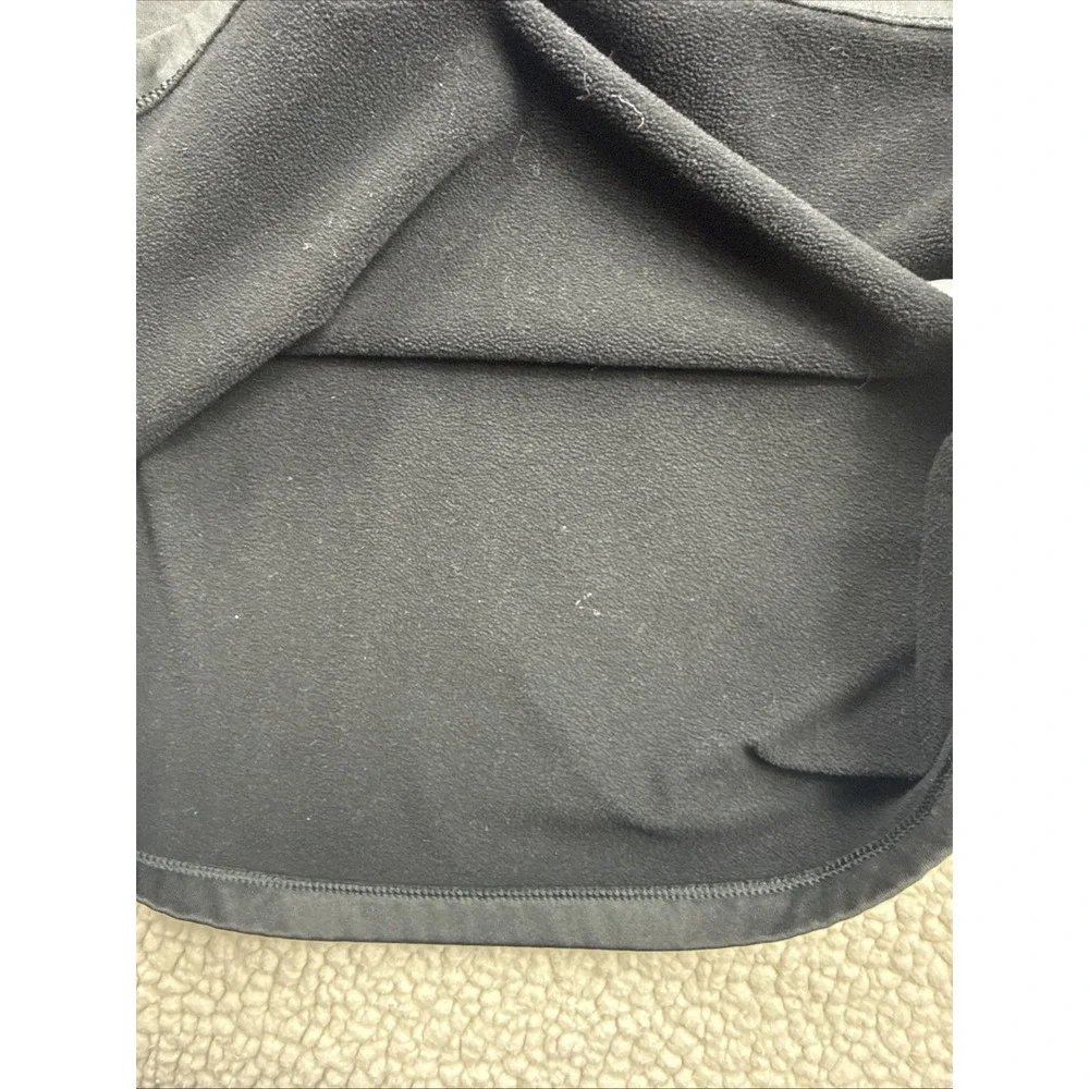 North Face Flight‎ Series Black 1/2 Zip-Up Fleece Pullover Men's Large Nice EUC
